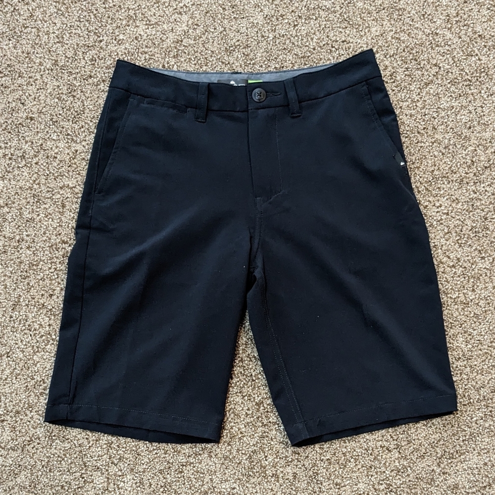 Quiksilver Ocean Union Amphibian Size 27 Navy 18" Blue Board Shorts